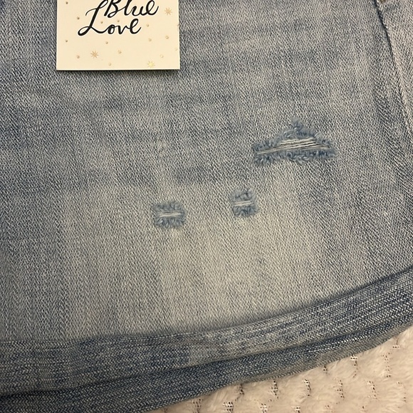Cosmic Blue Jean shorts - Picture 3 of 11